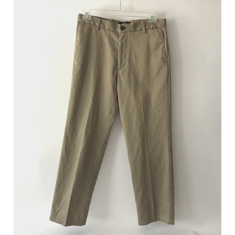 Dockers D2 Signature Khaki Pants Men 32x29 Straight Fit Flat Front Chino Casual